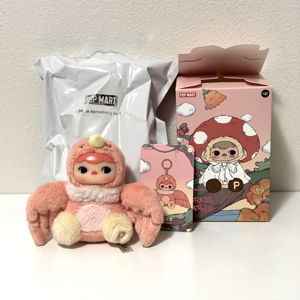 AUTHENTIC POPMART Pucky Forest Party Plush - Birdie Baby